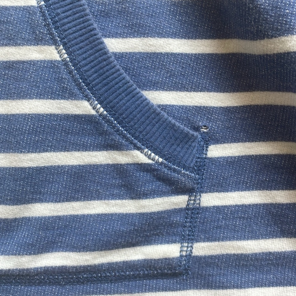 Anthropologie ALLIHOP Blue & White Stripe Pullover
Size Large - Picture 6 of 6
